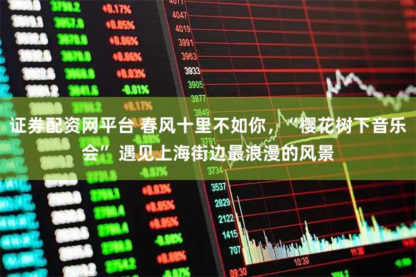 证券配资网平台 春风十里不如你，“樱花树下音乐会” 遇见上海街边最浪漫的风景